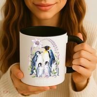 Flippers Up Penguins Resist Tariffs Coffee Mug thumb 3