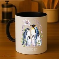 Flippers Up Penguins Resist Tariffs Coffee Mug thumb 4