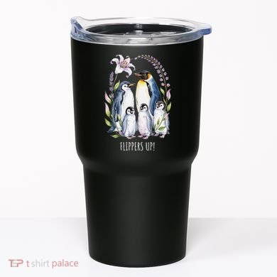Flippers Up Penguins Resist Tariffs Tumbler