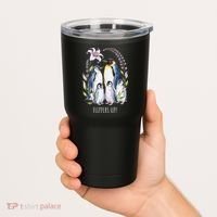 Flippers Up Penguins Resist Tariffs Tumbler thumb 2