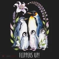 Flippers Up Penguins Resist Tariffs Hat thumb 2