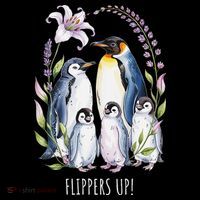 Flippers Up Penguins Resist Tariffs Toddler Hoodie thumb 2