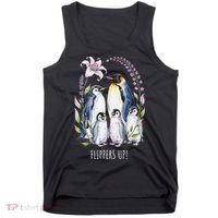 Flippers Up Penguins Resist Tariffs Tank Top thumb 0