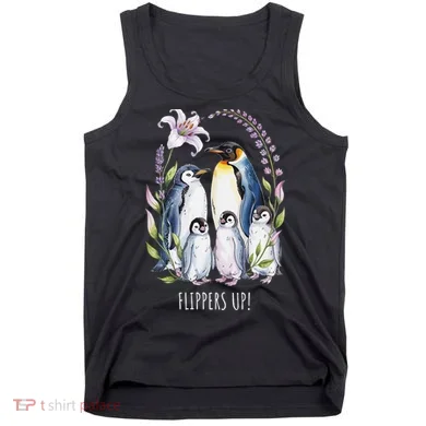 Flippers Up Penguins Resist Tariffs Tank Top