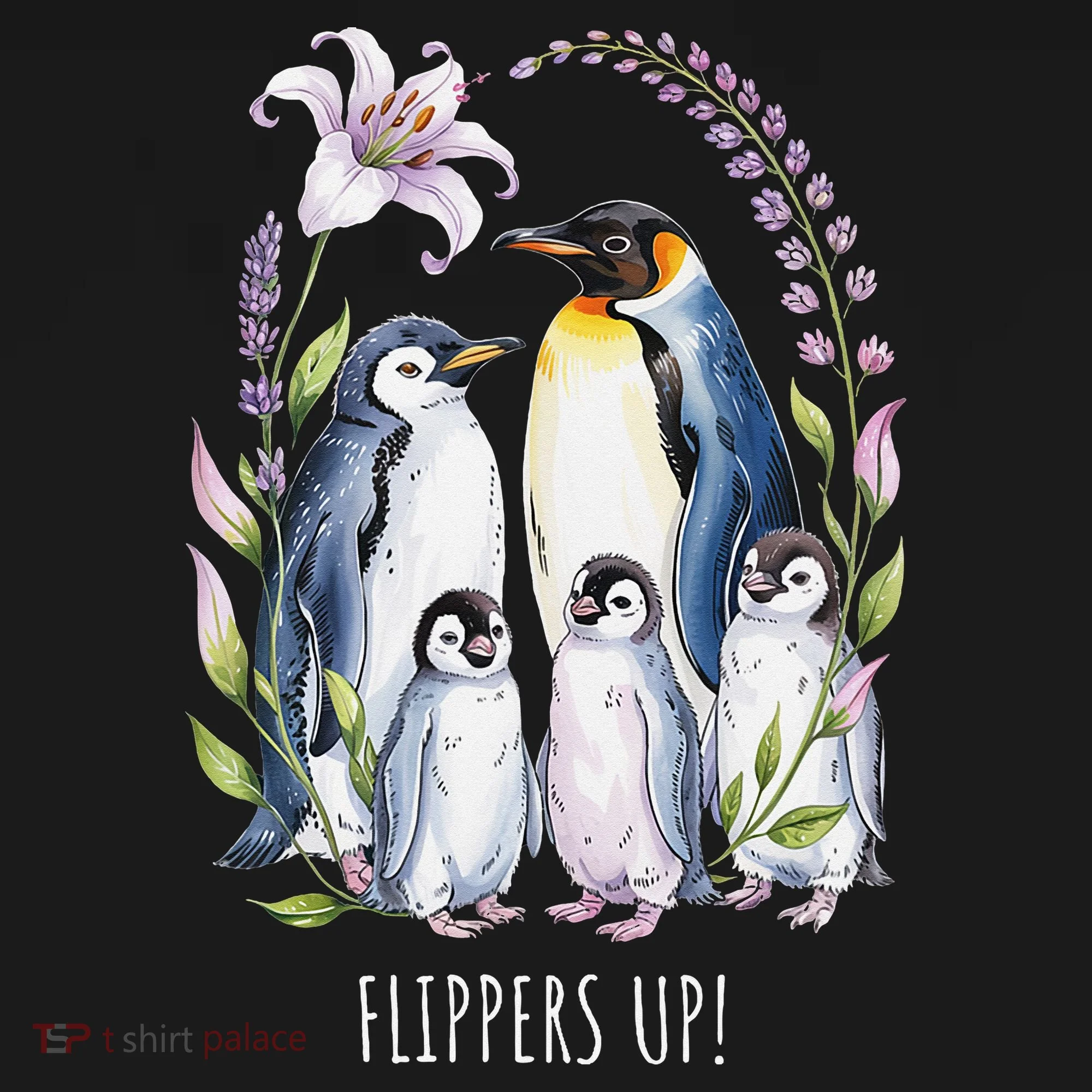 Flippers Up Penguins Resist Tariffs Tank Top
