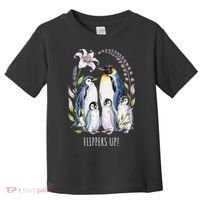 Flippers Up Penguins Resist Tariffs Toddler T-Shirt thumb 0