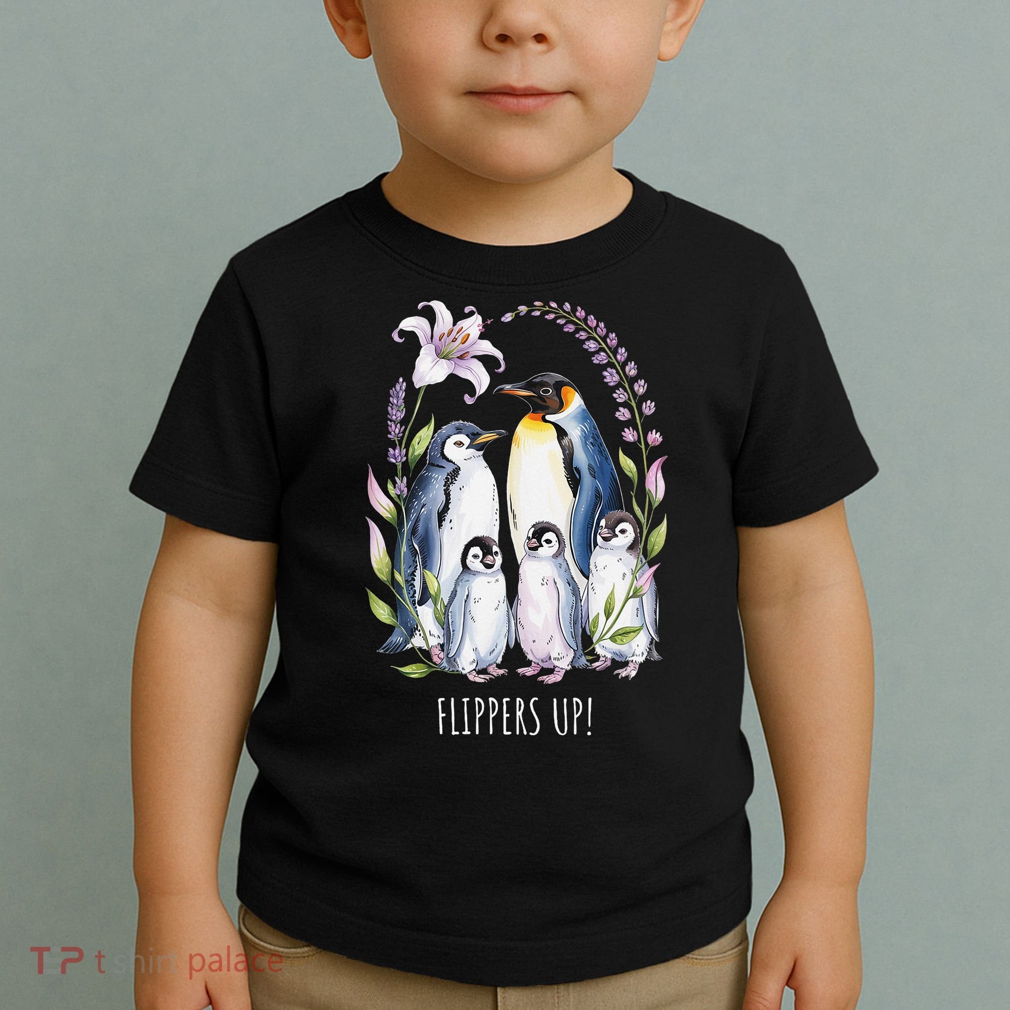 Flippers Up Penguins Resist Tariffs Toddler T-Shirt