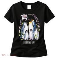 Flippers Up Penguins Resist Tariffs Women's T-Shirt thumb 0