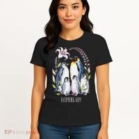 Flippers Up Penguins Resist Tariffs Women's T-Shirt thumb 4