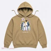 Flippers Up Penguins Resist Tariffs Hoodie thumb 0