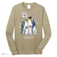 Flippers Up Penguins Resist Tariffs Long Sleeve Shirt thumb 0