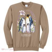 Flippers Up Penguins Resist Tariffs Sweatshirt thumb 0