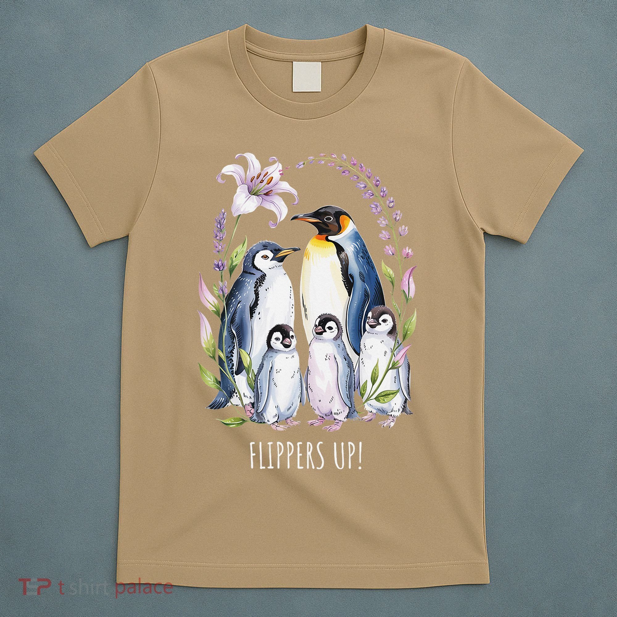 Flippers Up Penguins Resist Tariffs T-Shirt