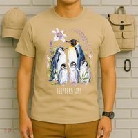 Flippers Up Penguins Resist Tariffs T-Shirt thumb 6