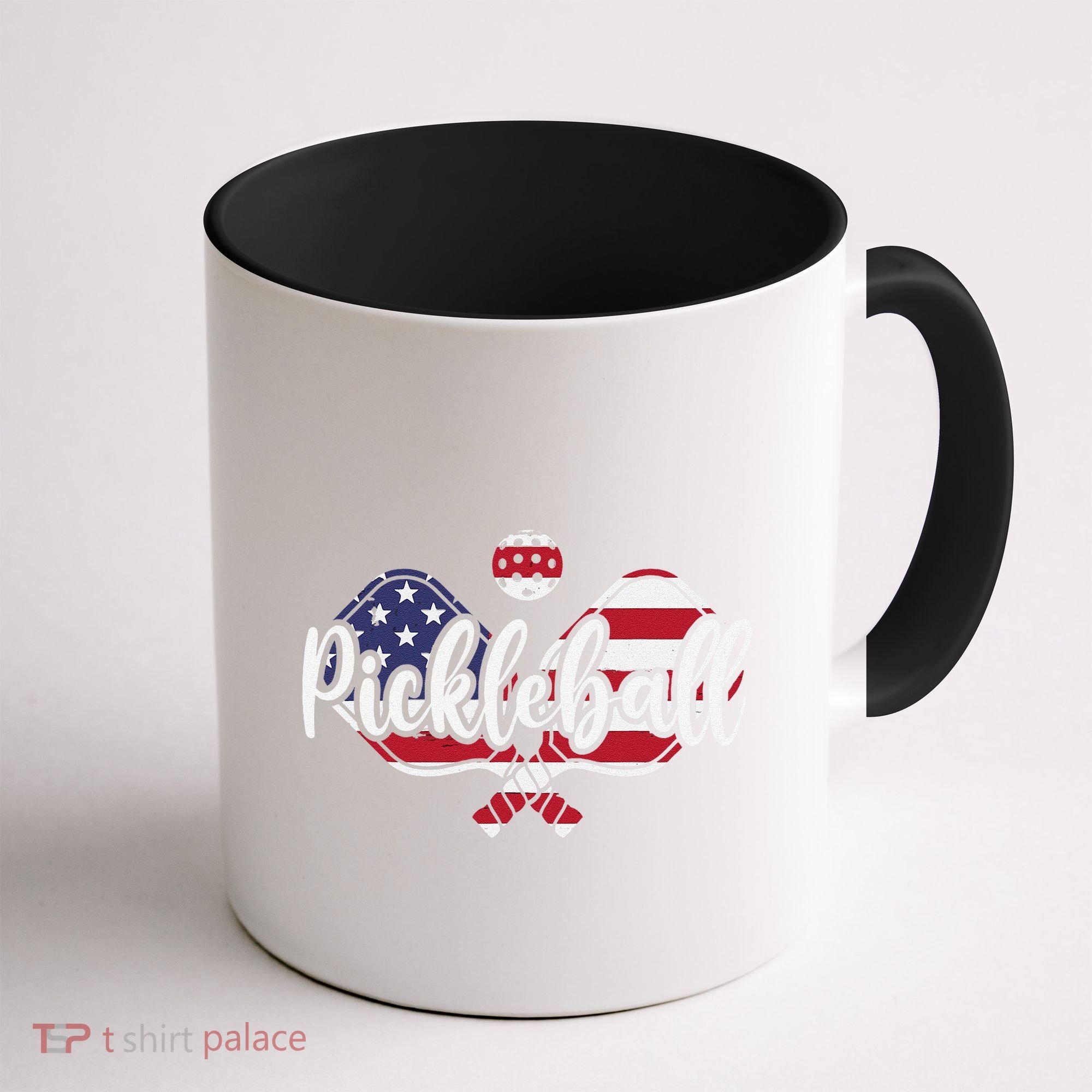 Funny Usa Pickleball Pickleball Player Paddleball Lover Coffee Mug