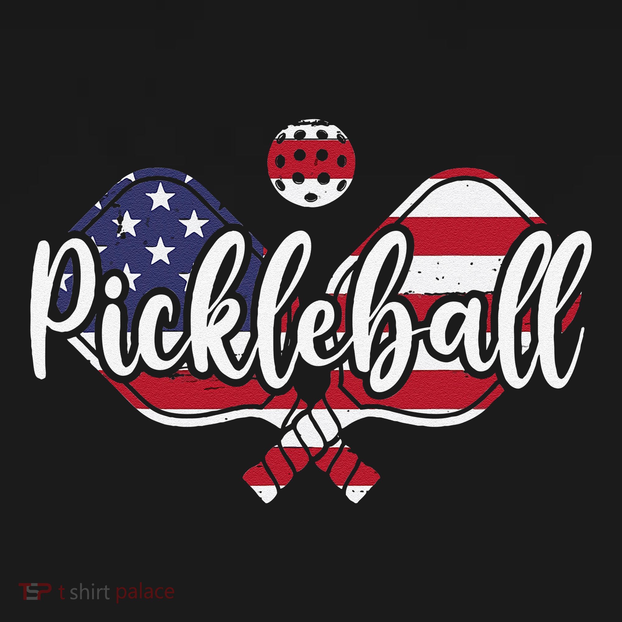 Funny Usa Pickleball Pickleball Player Paddleball Lover Women's Hoodie