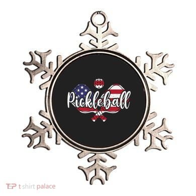 Funny Usa Pickleball Pickleball Player Paddleball Lover Ornament