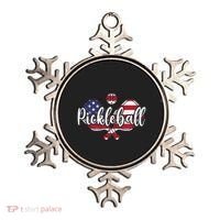 Funny Usa Pickleball Pickleball Player Paddleball Lover Ornament thumb 0