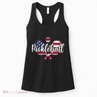 Funny Usa Pickleball Pickleball Player Paddleball Lover Women's Tank Top thumb 0