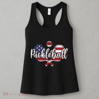 Funny Usa Pickleball Pickleball Player Paddleball Lover Women's Tank Top thumb 3