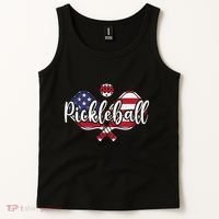 Funny Usa Pickleball Pickleball Player Paddleball Lover Tank Top thumb 2