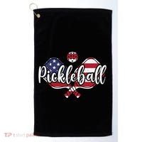 Funny Usa Pickleball Pickleball Player Paddleball Lover Golf Towel thumb 0