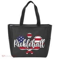 Funny Usa Pickleball Pickleball Player Paddleball Lover Tote Bag thumb 0