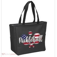 Funny Usa Pickleball Pickleball Player Paddleball Lover Tote Bag thumb 2