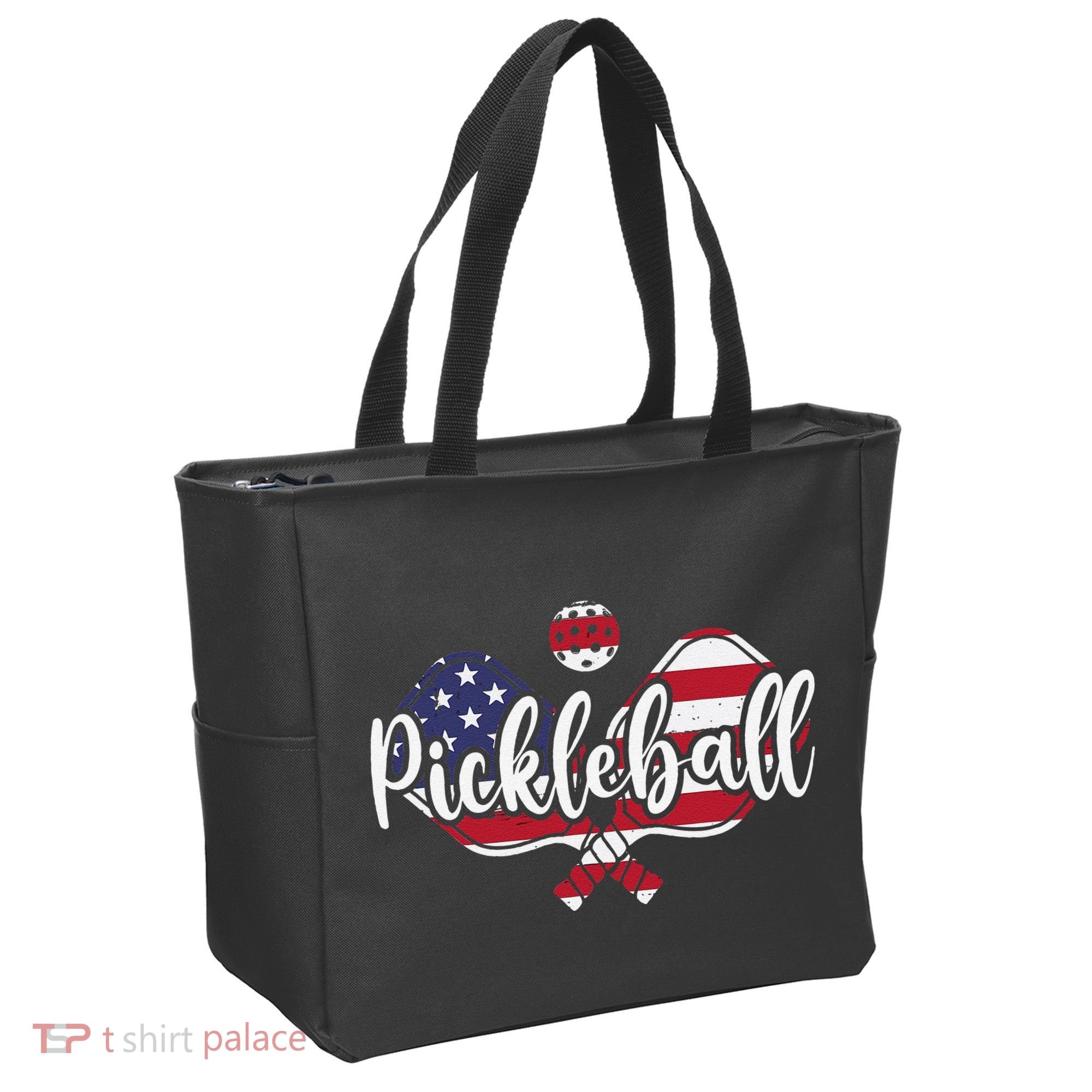 Funny Usa Pickleball Pickleball Player Paddleball Lover Tote Bag