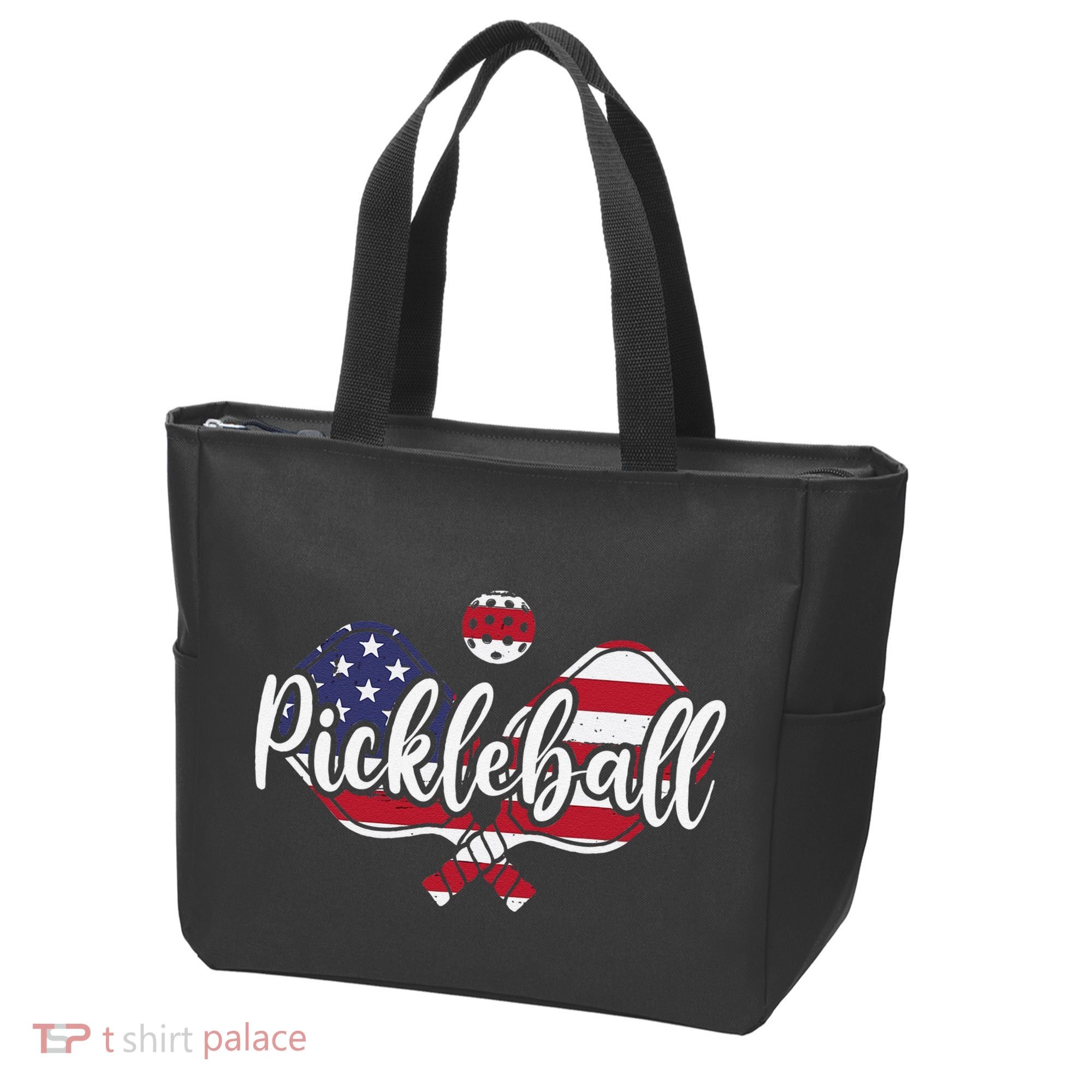 Funny Usa Pickleball Pickleball Player Paddleball Lover Tote Bag
