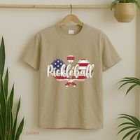 Funny Usa Pickleball Pickleball Player Paddleball Lover T-Shirt thumb 2