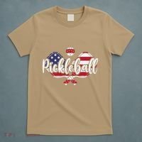 Funny Usa Pickleball Pickleball Player Paddleball Lover T-Shirt thumb 5