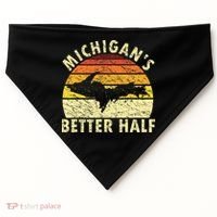 Funny Upper Peninsula Yooper Upper Michigan USA-Made Doggie Bandana thumb 0