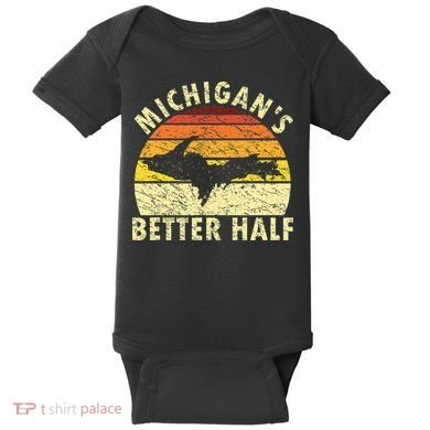 Funny Upper Peninsula Yooper Upper Michigan Baby Bodysuit