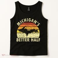 Funny Upper Peninsula Yooper Upper Michigan Tank Top thumb 2