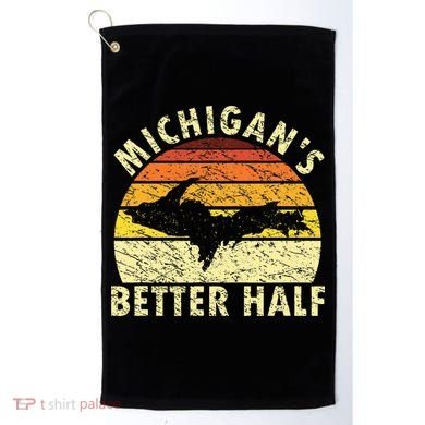 Funny Upper Peninsula Yooper Upper Michigan Golf Towel
