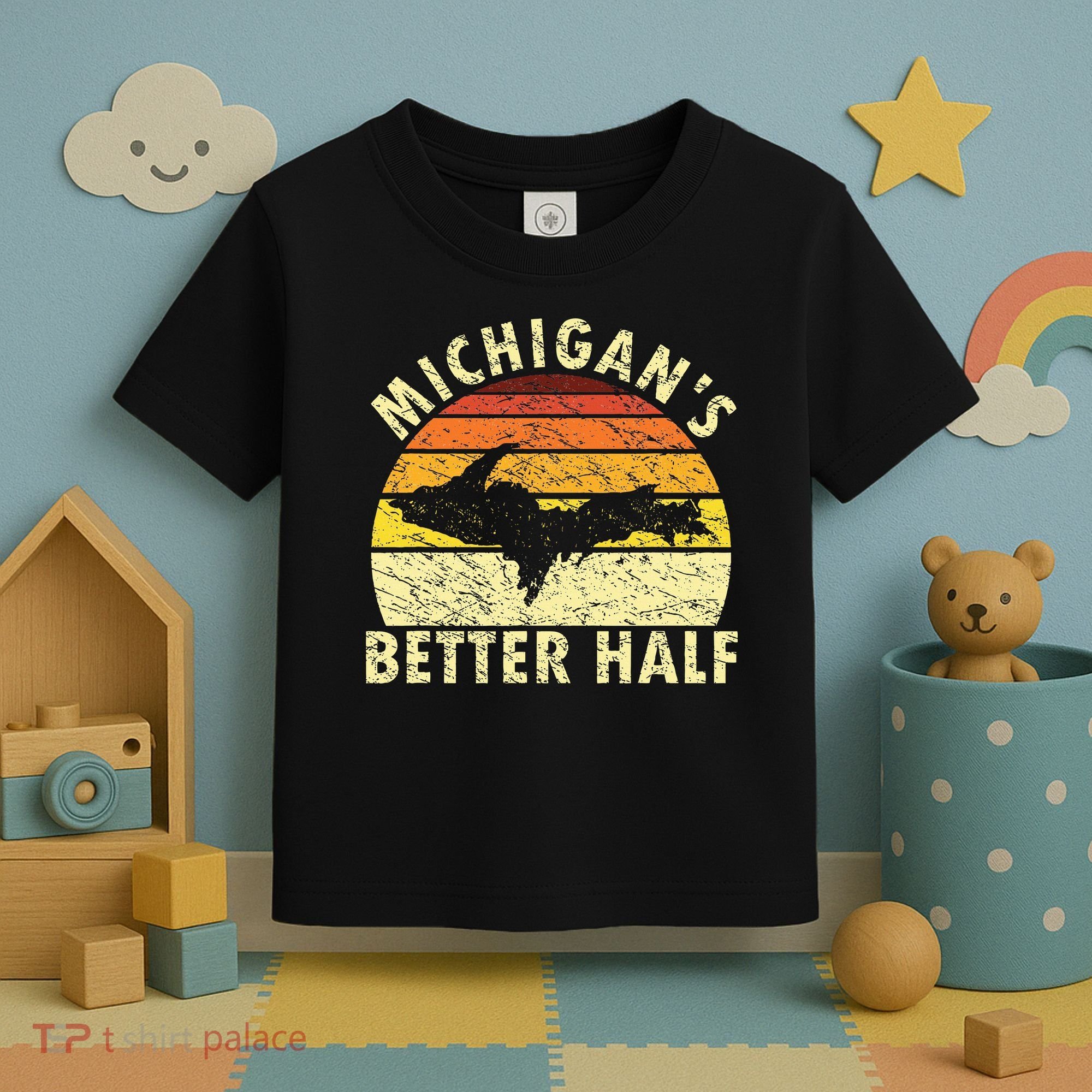 Funny Upper Peninsula Yooper Upper Michigan Toddler T-Shirt