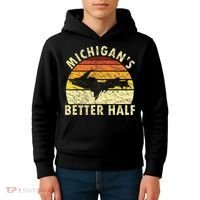 Funny Upper Peninsula Yooper Upper Michigan Kids Hoodie thumb 4