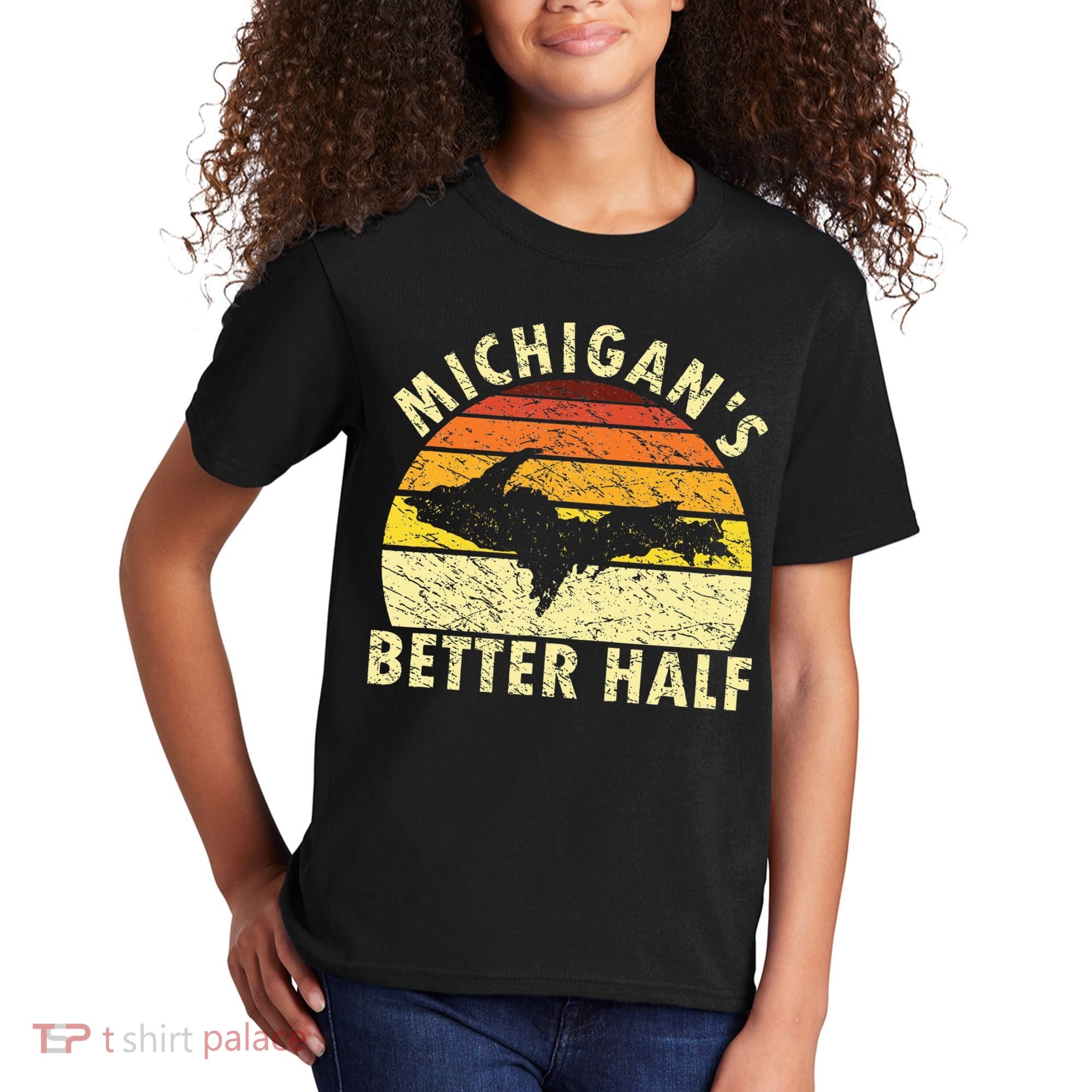 Funny Upper Peninsula Yooper Upper Michigan Kids T-Shirt