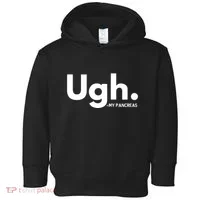 Funny Ugh Pancreas Supporter Toddler Hoodie thumb 0