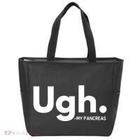 Funny Ugh Pancreas Supporter Tote Bag thumb 0