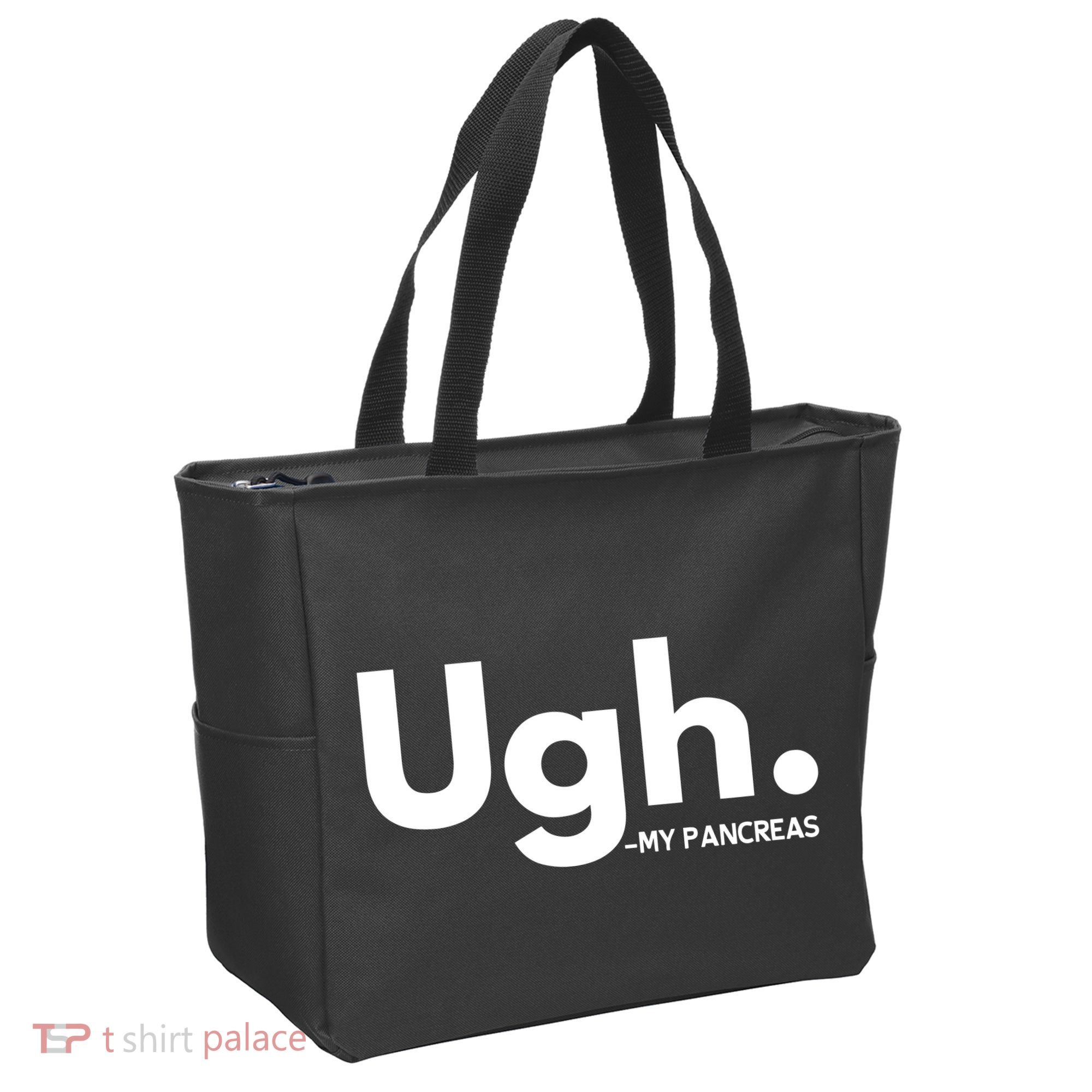 Funny Ugh Pancreas Supporter Tote Bag