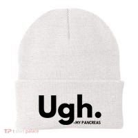 Funny Ugh Pancreas Supporter Beanie thumb 0
