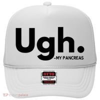 Funny Ugh Pancreas Supporter Hat thumb 0