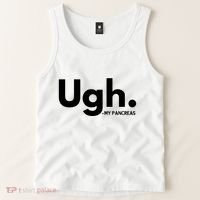Funny Ugh Pancreas Supporter Tank Top thumb 2