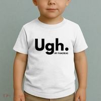 Funny Ugh Pancreas Supporter Toddler T-Shirt thumb 2