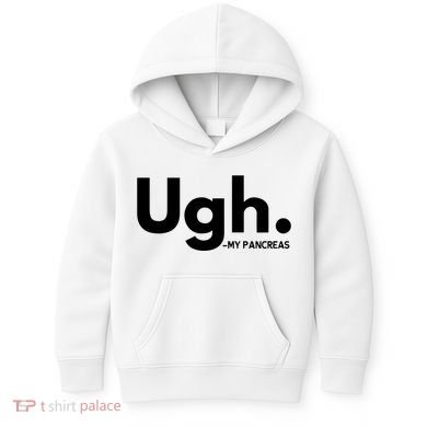 Funny Ugh Pancreas Supporter Kids Hoodie