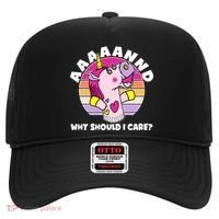 Funny Unicorn Puppet Aaaaand Why Should I Care Hat thumb 0