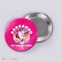 Funny Unicorn Puppet Aaaaand Why Should I Care Button thumb 0