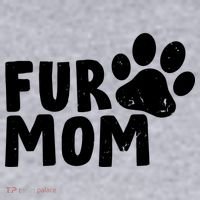 Fur Mom Women's Racerback Cropped Tank thumb 2